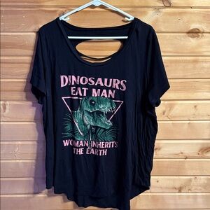 Torrid Black Jurassic Park Graphic Tee